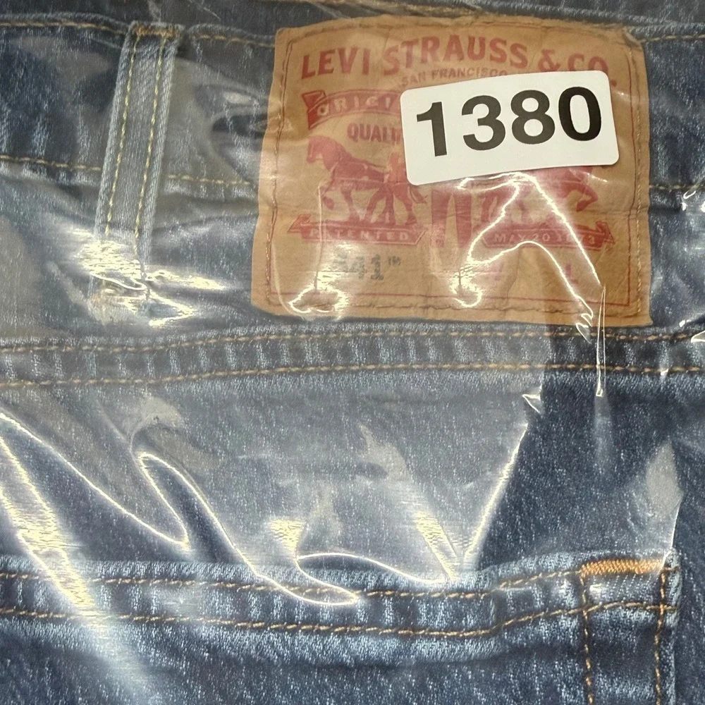 Levi's‎ 541 Athletic Taper Jeans Mens 44x30 Blue Stretch Denim Pants 18757-0143